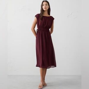 NWT Banana Republic Burgundy Side-Tied
Mini Dress